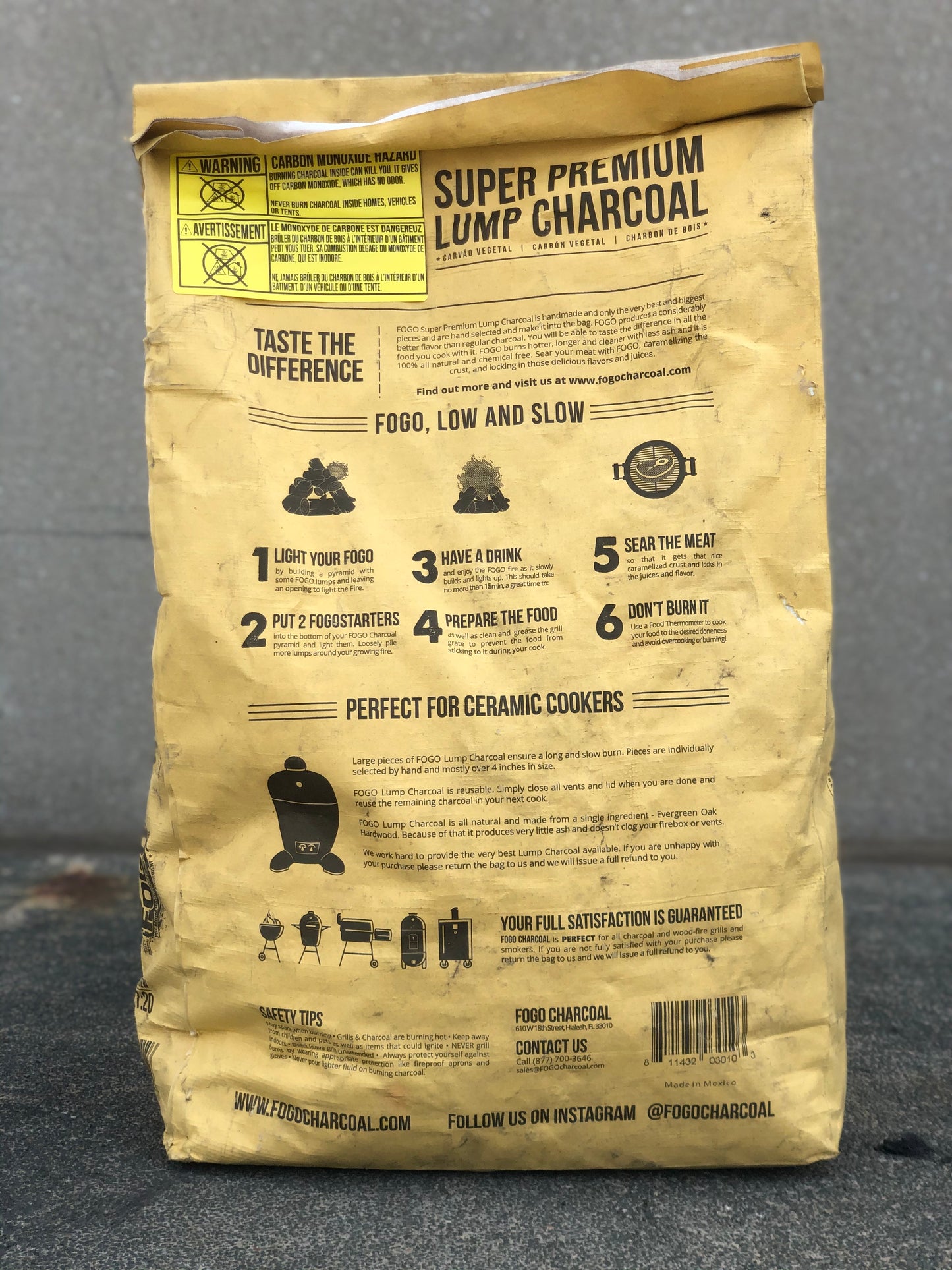 Super Premium Lump Charcoal - Gold (17.6lbs)