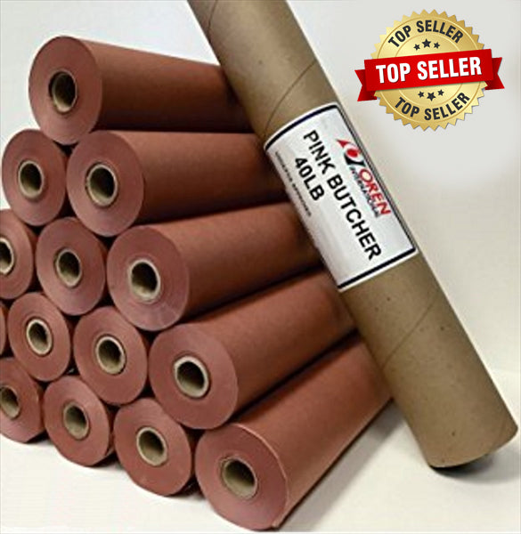 40# Pink Butcher Paper - 24" x 150ft
