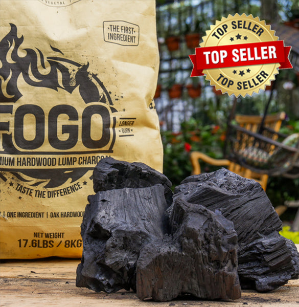 Super Premium Lump Charcoal - Gold (17.6lbs)