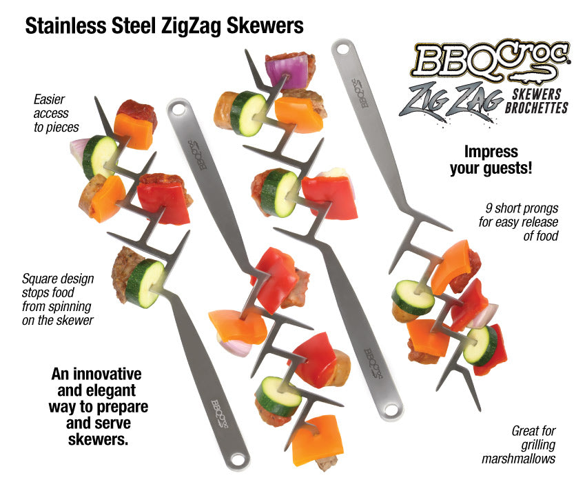 Zig Zag Skewers - 4 Pack